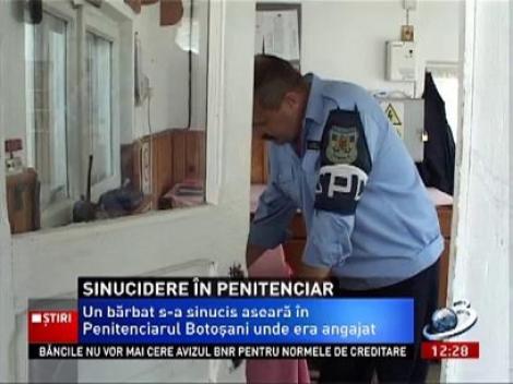 Un angajat al Penitenciarului Botoşani s-a sinucis la locul de muncă