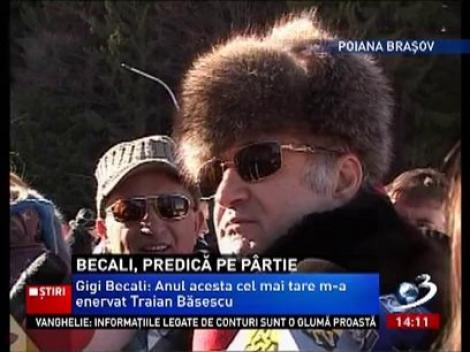 Becali: Anul acesta cel mai tare m-a enervat Traian Băsescu