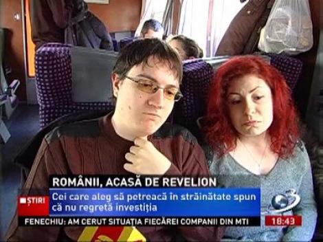 Românii acasă de Revelion
