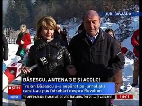 Traian Băsescu s-a supărat pe jurnalişti, chiar în ultima zi a anului