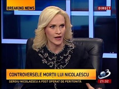 Gabriela Vrânceanu Firea, despre emisiunea dedicată lui Sergiu Nicolaescu