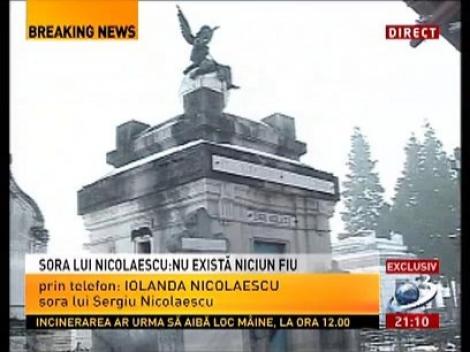 Sora lui Sergiu Nicolaescu: Acest fiu nu există fizic!