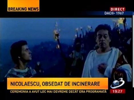 Dorinţa lui Sergiu Nicolaescu de a fi incinerat a apărut chiar şi în filmele pe care le-a făcut