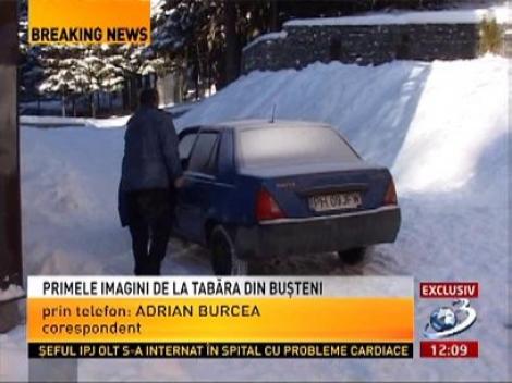 Primele imagini din tabăra din Buşteni. Eleva a zăcut îngheţată la pământ ore întregi