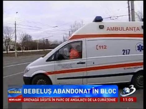 Un bebeluş a fost abandonat în scara unui bloc din Arad