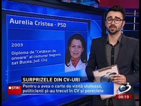 CV-uri de tot râsul! Politicienii se laudă cu performanţe bizare
