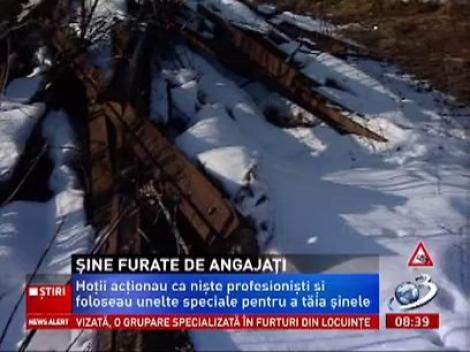 Angajaţii CFR, hoţi profesionişti! Au furat şinele de pe tronsonul Bucureşti - Constanţa