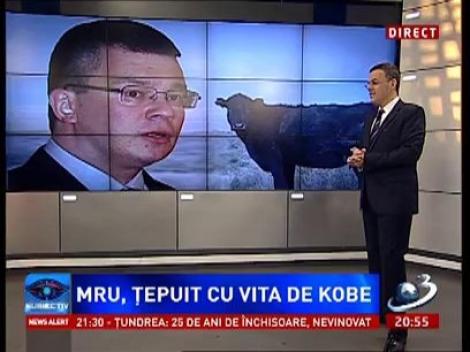 Subiectiv: Ungureanu a mâncat cea mai scumpă carne de vită din lume