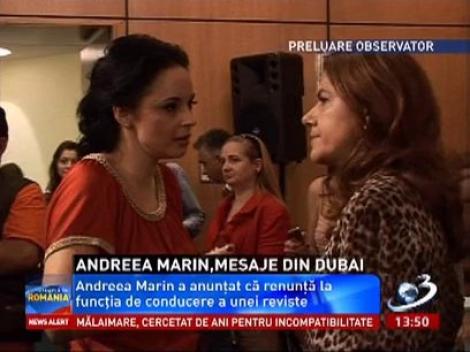 Andreea Marin şi Ştefan Bănică Jr., mesaje din Dubai