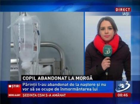 Şocant! Cadavrul unui copil de doi ani zace la morgă. Nimeni nu vrea să-l înmormânteze