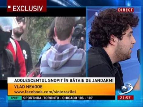 Sinteza Zilei: Mărturiile şocante ale tânărului bătut de jandarmi