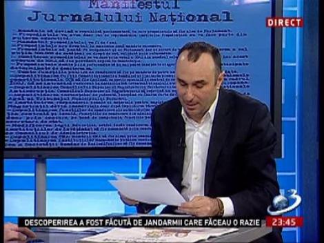 Marius Tucă condamnă jurnaliştii, pentru felul în care au tratat subiectul cu moartea lui Nicolaescu