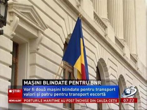 BNR va cumăra şase maşini blindate, de peste 900.000 de euro