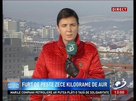 15 kilograme de aur, furate dintr-un mall din centrul Bacăului