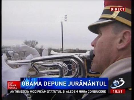 Vezi aici imagini de la jurământul depus de preşedintele Obama