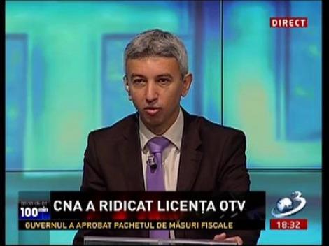 Dan Diaconescu, în direct la Antena 3, despre decizia CNA de a închide OTV