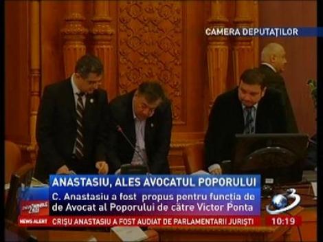 Crişu Anastasiu a fost votat Avocatul Poporului