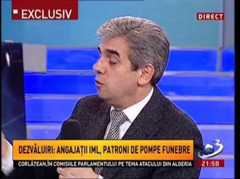Eugen Nicolăescu: La morgă trebuie să dai în stânga şi în dreapta, că alfel nu îţi scote mortul la timp. E cumplit!