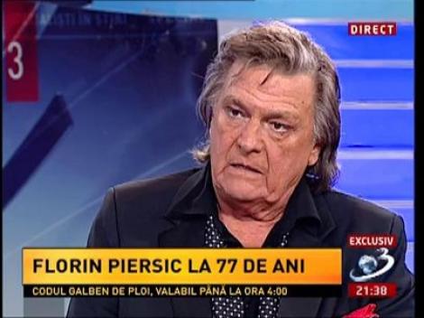 Florin Piersic a declarat că în ultimul timp nu a mai vrut să apară la televizor