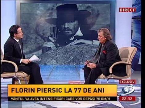 Moment extraordinar între Mihai Gâdea şi Florin Piersic: Eu şi chiloţii îi am roşii, a declarat actorul