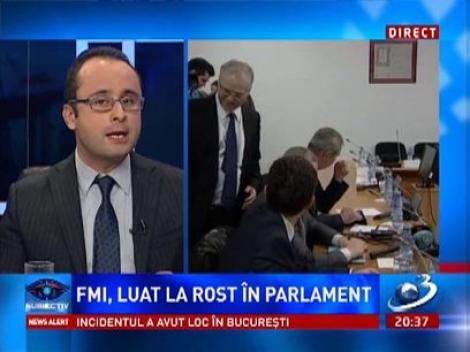 FMI nu a permis accesul presei la discuţiile din Parlament