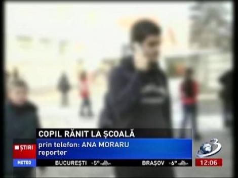 Un copil de la şcoala 127 din Capitală a fost rănit grav în timpul orelor