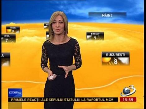 Prognoza meteo pentru zilele următoare!