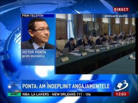Victor Ponta, reacţie după întâlnirea MCV: România este pregătită să intre în spaţiul Schengen!