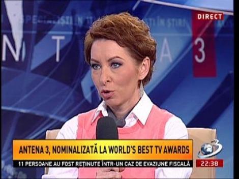 Carmen Moise, despre nominalizările la  World's Best TV Awards