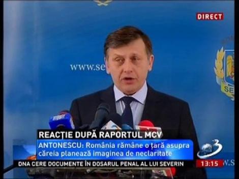 Crin Antonescu: Raportul MCV determină prejudicii României