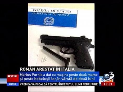 Un român de 21 de ani originar din Tecuci a fost arestat în Italia după ce accidenta 2 mame care se aflau cu copii