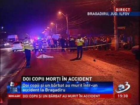 Accident tragic în localitea Bragadiru. Doi copii au murit şi doi bărbaţi au fost grav răniţi