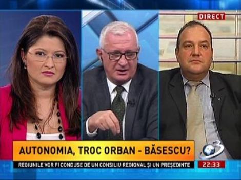 Gyorgy Frunda: Spuneţi-mi care este problema? Vine secuiul de la Miercurea Ciuc şi ia o bucată din Hargita şi o duce la Budapesta?