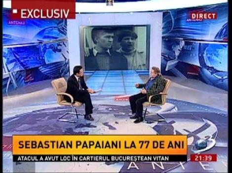 Sebastian Papaiani: Tatăl meu m-a dus în braţe 2 kilometri pentru că am avut o criză de apendicită