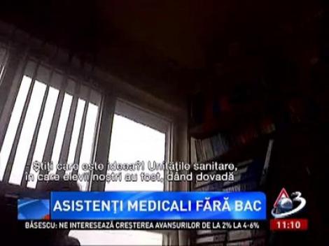 Imagini cu camera ascunsă! Asistenţi medicali fără BAC