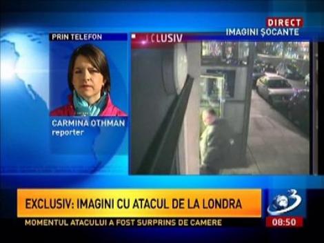 Imagini în exclusivitate de la Londra, cu atacul armat al lui Vitalie Proca