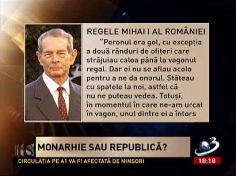 Secvenţial: Primele imagini cu Regele Mihai din Londra şi mărturisirile sale, imediat după ce a părăsit ţara