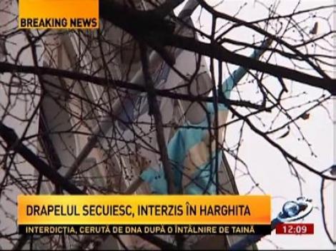 Drapelul secuiesc a fost interzis în Harghita