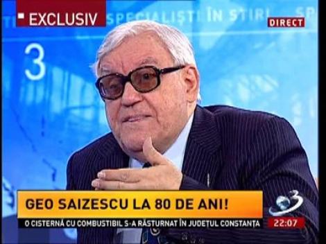 Sinteza Zilei: Geo Saizescu, despre deputul său în cinematografie