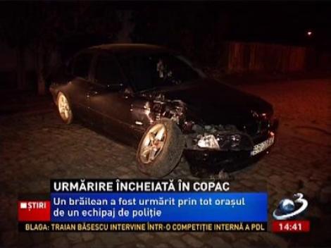 Urmărire ca în filme pe străzile din Brăila