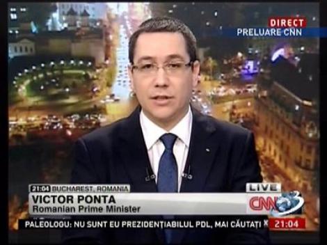 Interviu cu Victor Ponta, în direct la CNN, despre scandalul cu carnea de cal