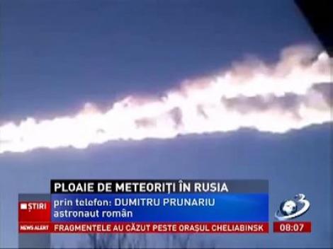 Ploaie de METEORIȚI în Rusia! Mai multe persoane au fost rănite