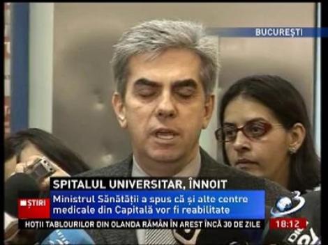 Spitalul Universitar din Bucureşti, renovat cu aproape 1 milion euro
