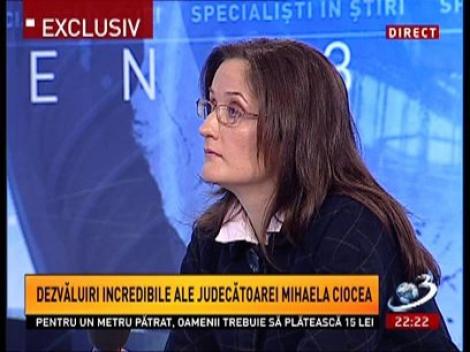 Mihaela Ciocea, judecătoarea anchetată de CSM, în exclusivitate la Sinteza Zilei