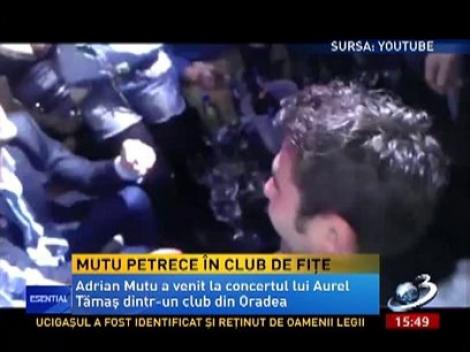 Adrian Mutu a petrecut nebuneşte într-un club de fiţe din Oradea