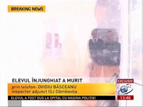 Agrsorul elevului din Târgovişte a fost identificat