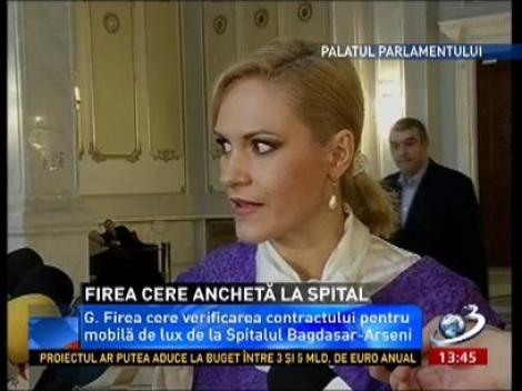 Gabi Firea cere anchetă la Spitalul Bagdasar-Arseni din Capitală