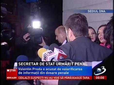 Valentin Preda, acuzat de valorificarea de informaţii din dosare penale