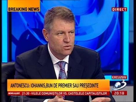 Klaus Iohannis: Am reușit pentru că mi-am propus să nu devin baron local
