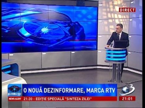 Subiectiv: O nouă dezinformare marca RTV